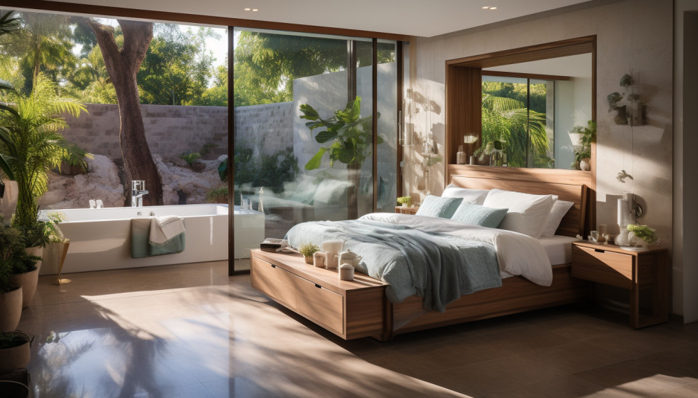 Autres - Comment aménager une salle de bain ouverte sur une chambre ?