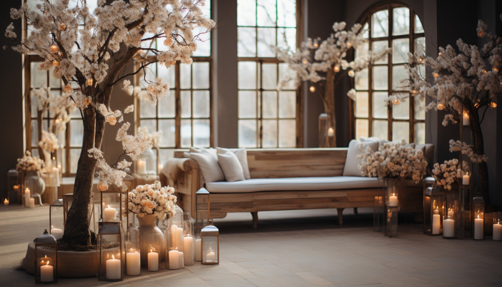 Autres - Comment choisir les accessoires de décoration de la salle de mariage ?
