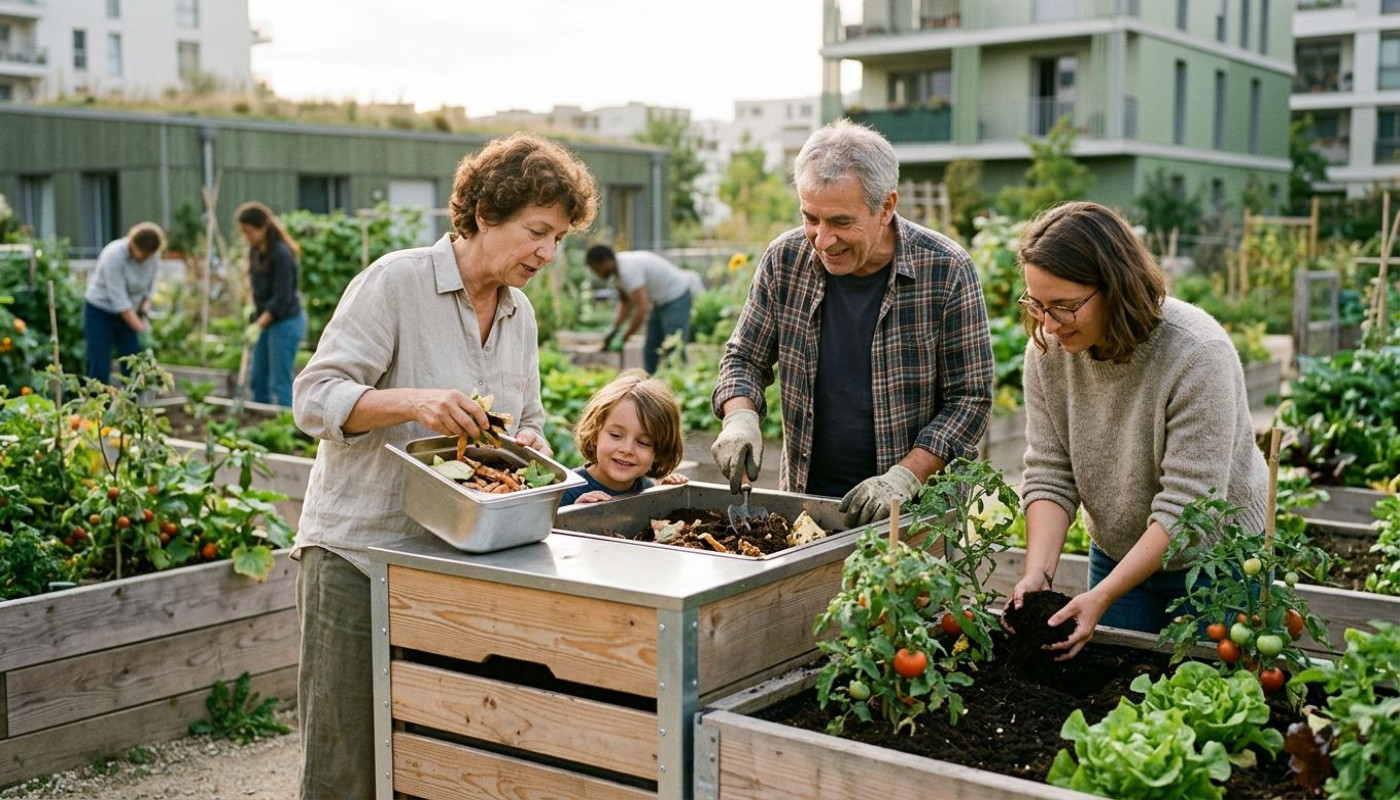 Faut-il réinventer le compostage urbain pour nos jardins de demain ?